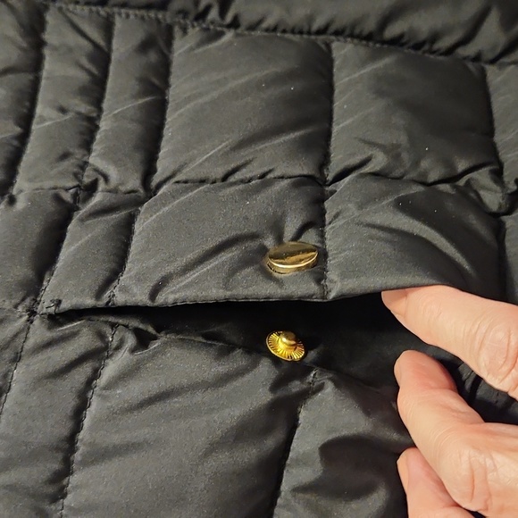 Charter Club black puffy vest - Picture 3 of 6